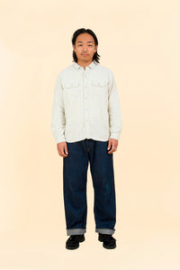 Rats Moleskin B.D Shirt - Ivory