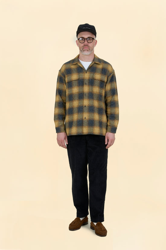 Radiall Shore Open-Collared Shirt - Yellow