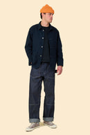 POST O'ALLS No.1 Jacket - Dark Navy Cotton Serge