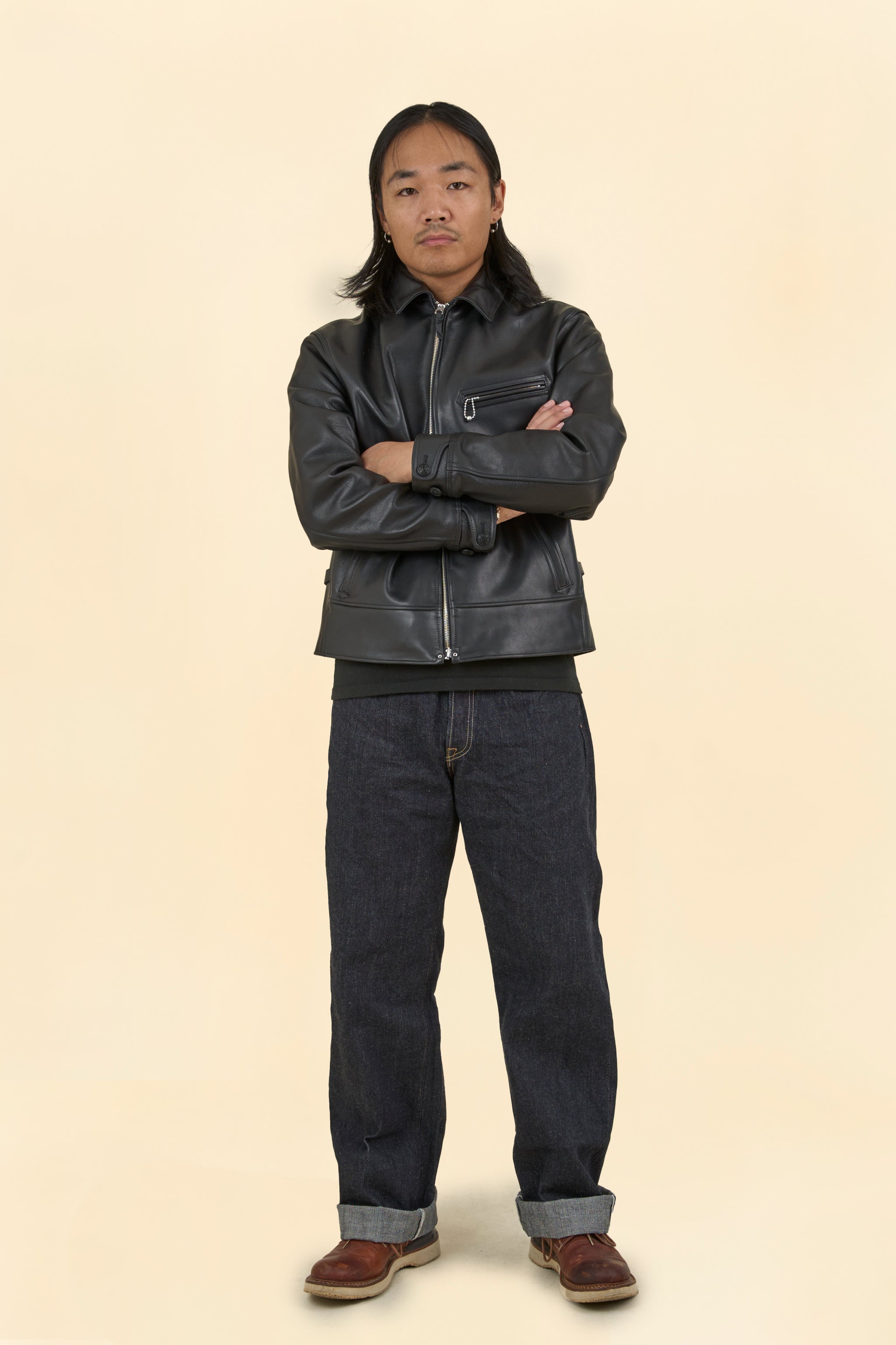 Rats 30's Leather Sports Jacket