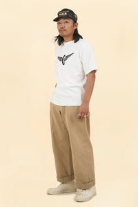 Wearmasters Flying Wheel T-Shirt -White