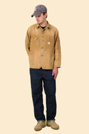 POST O'ALLS Engineers' Jacket - Brown Wash