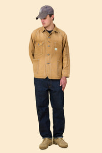 POST O'ALLS Engineers' Jacket - Brown Wash