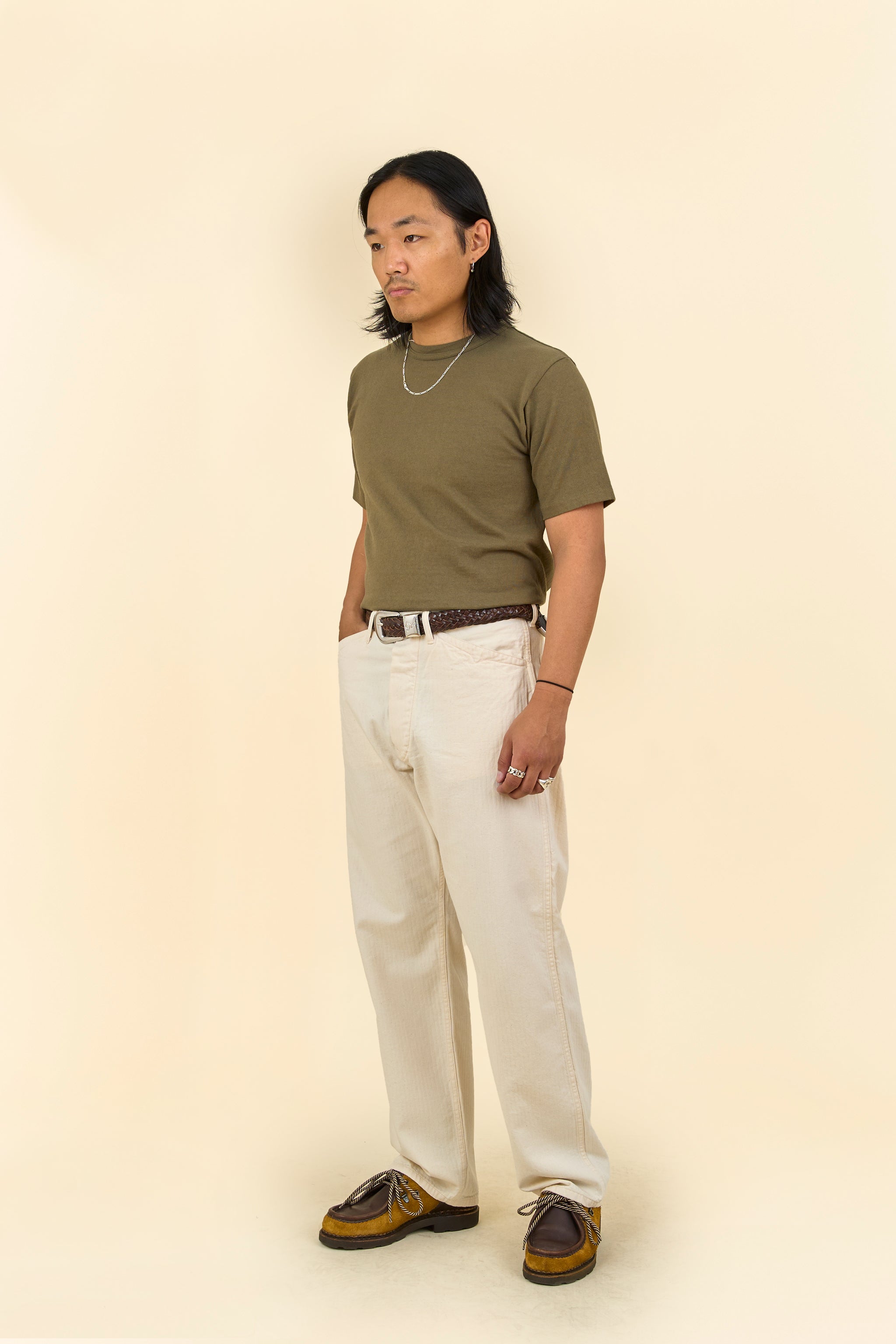 POST O'ALLS SWEETBEAR Bandtop Pants - Natural