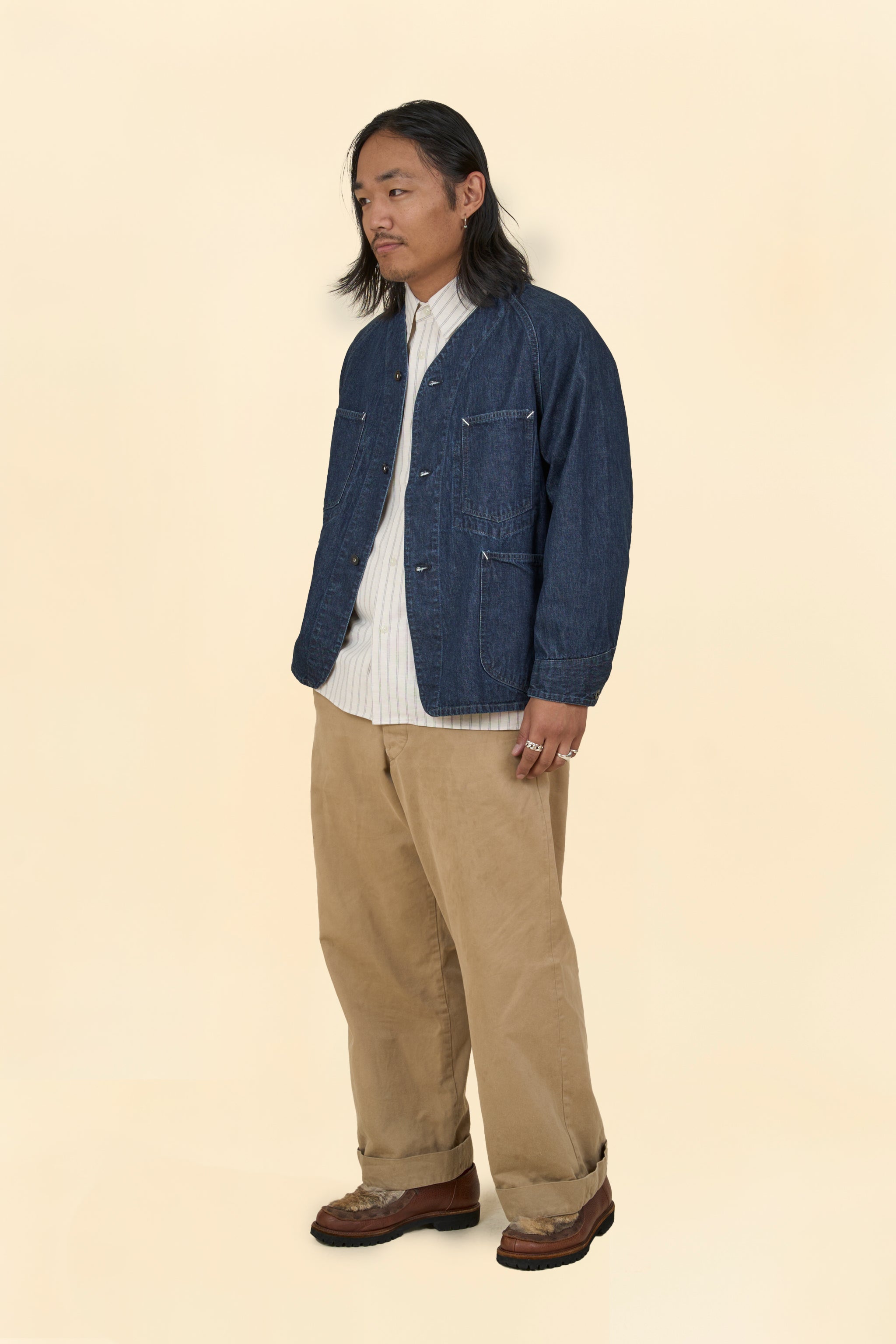 POST O’ALLS Post 47 DV Jacket – 10oz Denim