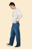 POST O'ALLS Army Pants - Indigo Worn Wash