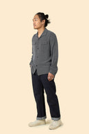 RATS Sashiko Dobby Shirt - Black