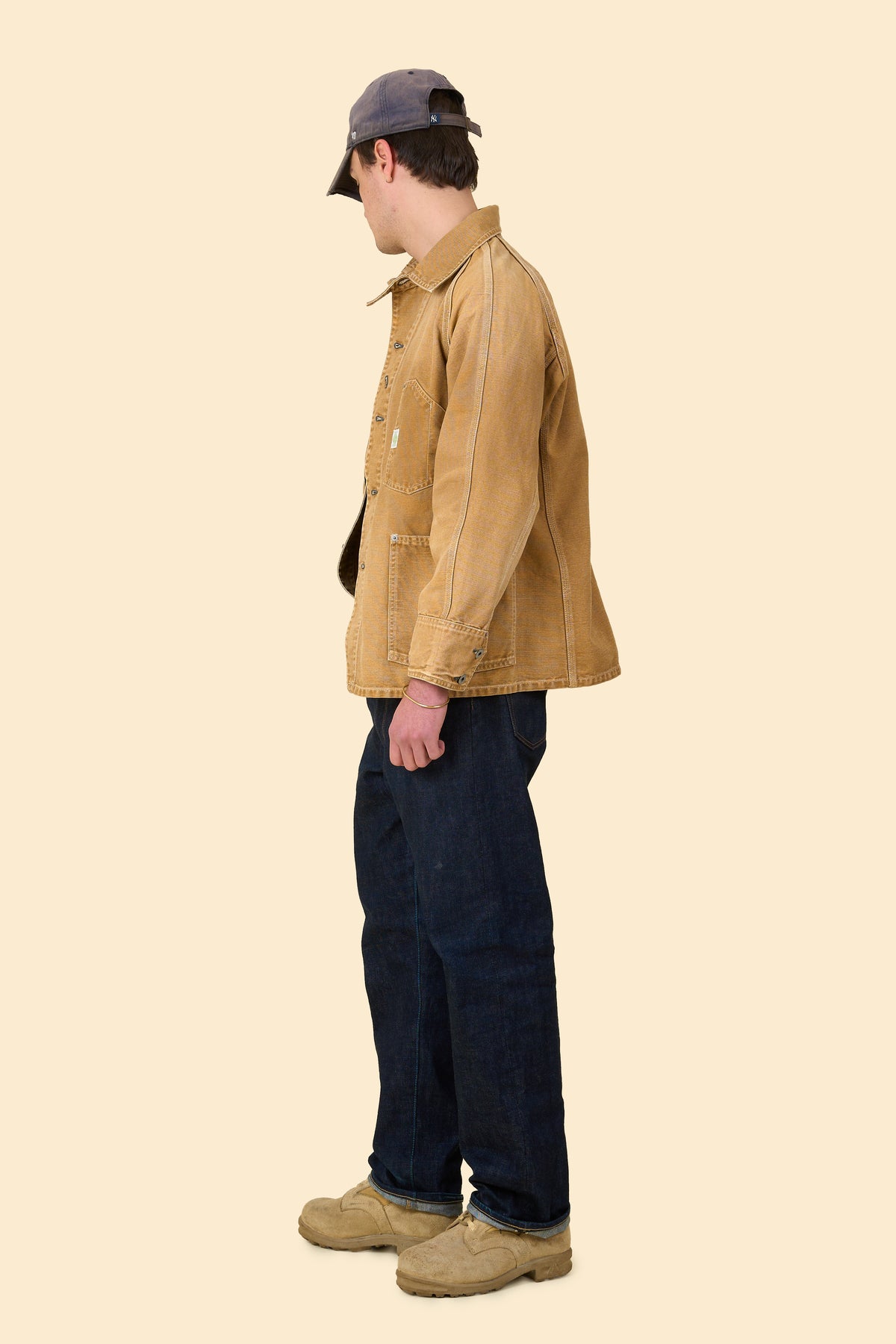 POST O'ALLS Engineers' Jacket - Brown Wash