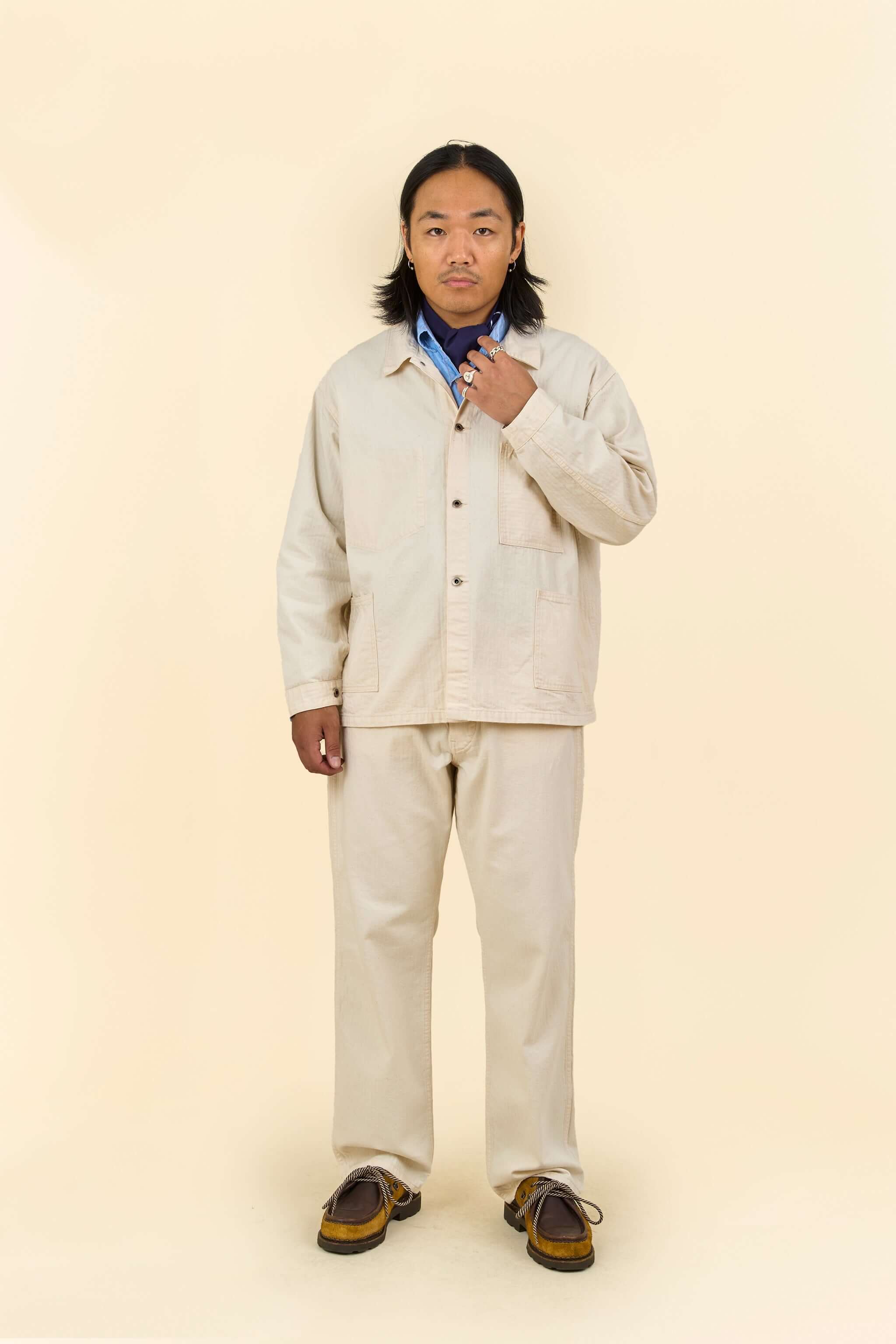 ジャケット・アウター POST O'ALLS USMC 1930s Utility Jacket L POST O'ALLS USMC 1930s Utility Jacket - Natural – URAHARA