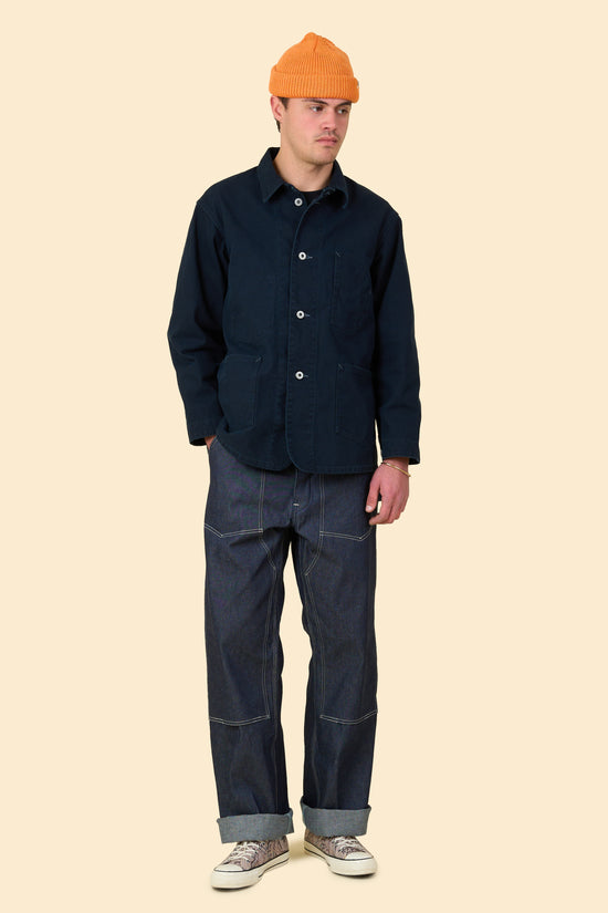 POST O'ALLS No.1 Jacket - Dark Navy Cotton Serge