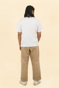 Wearmasters Lot.791 ATTRACTIONS Logo Tee -White