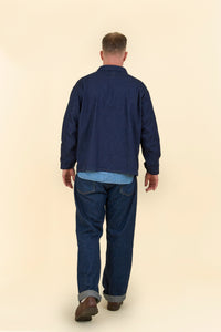 POST O'ALLS USMC 1930s Utility Jacket -  Dark Indigo