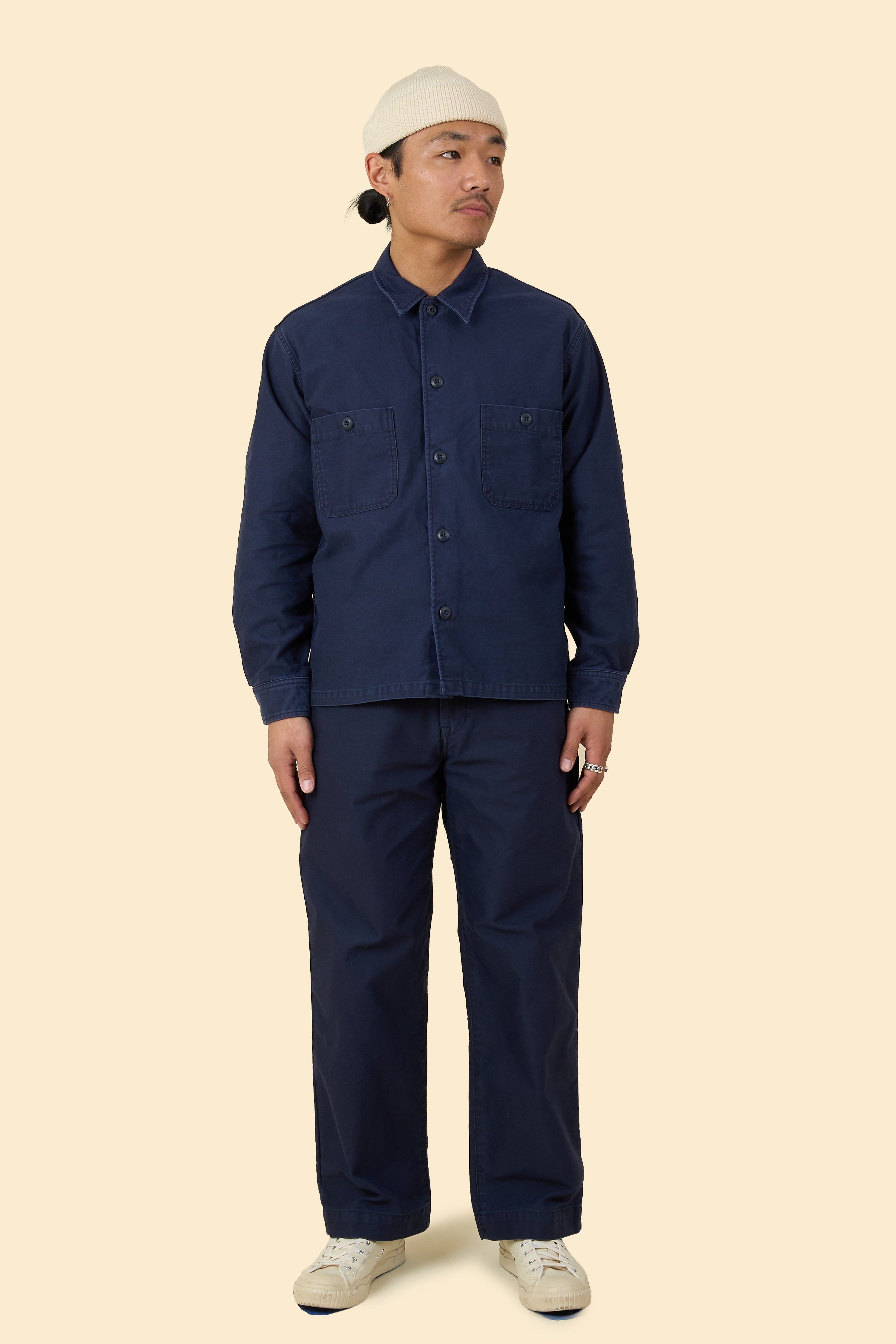 Japan Blue Jeans BDU Shirt - Navy