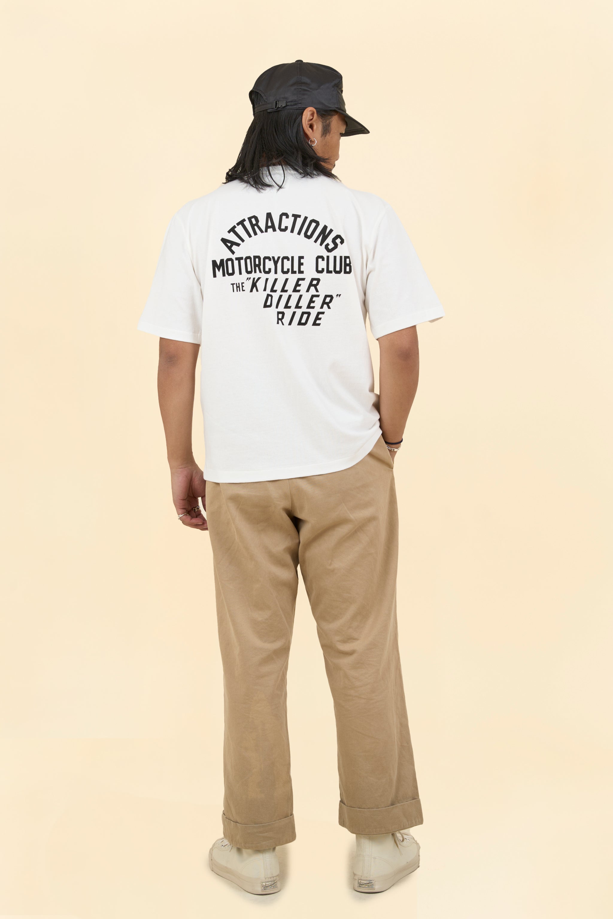 Wearmasters Flying Wheel T-Shirt -White