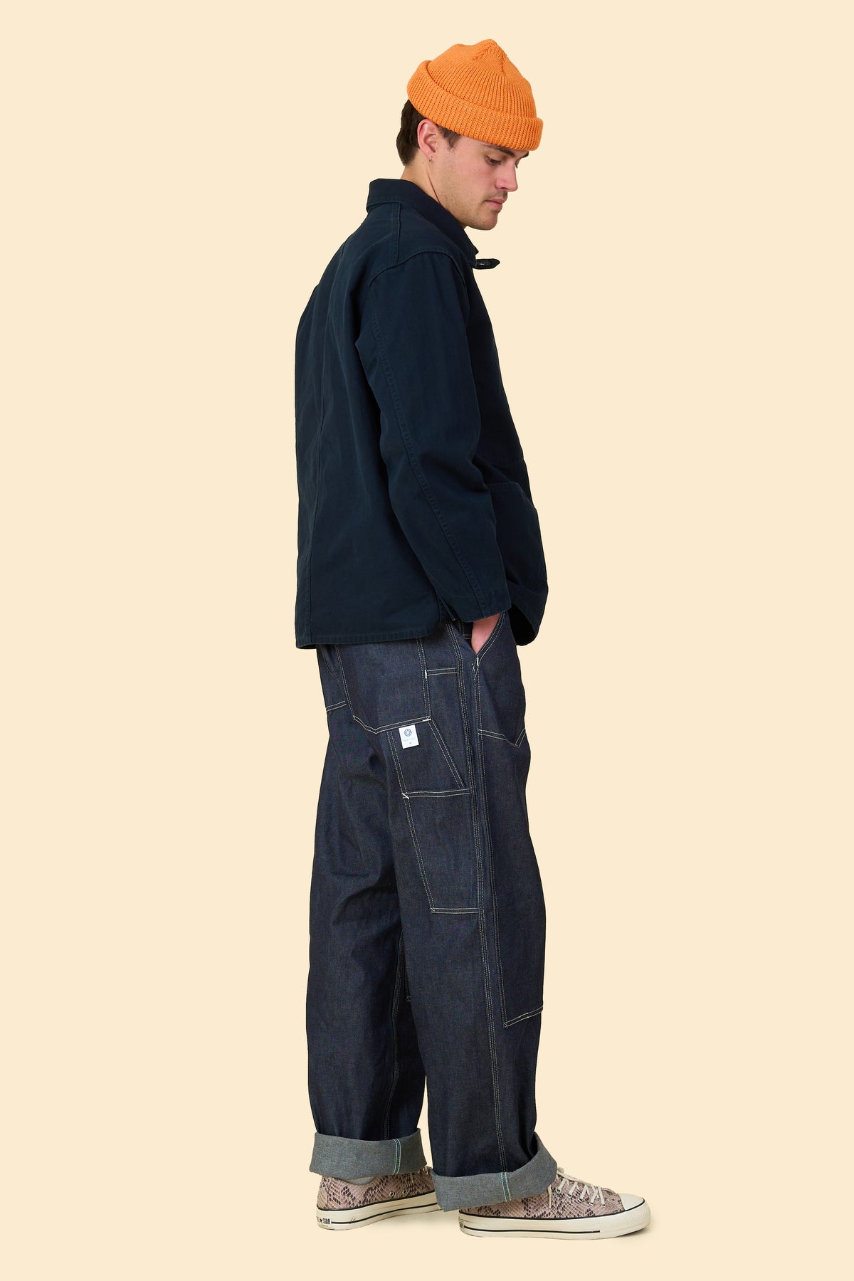POST O'ALLS No.1 Jacket - Dark Navy Cotton Serge