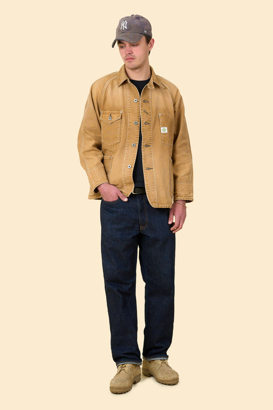 POST O'ALLS Engineers' Jacket - Brown Wash