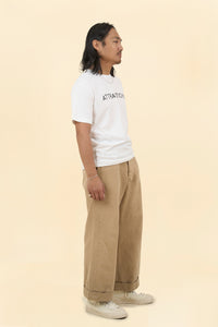 Wearmasters Lot.791 ATTRACTIONS Logo Tee -White