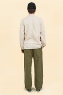 Japan Blue Organic Drill Coverall Jacket - Natural