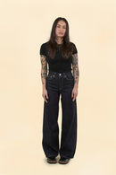 Women's MOMOTARO JEANS Super Wide Denim - 11oz