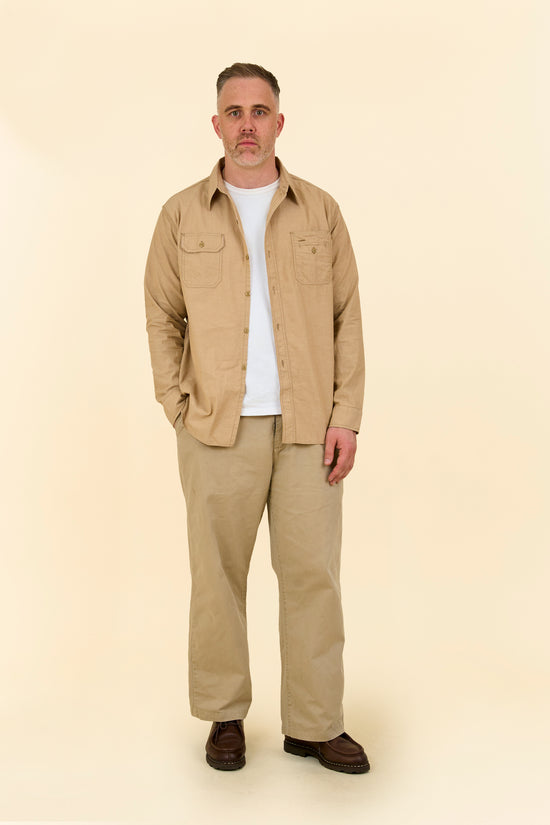 Pherrow's 60s Work Shirt - Beige