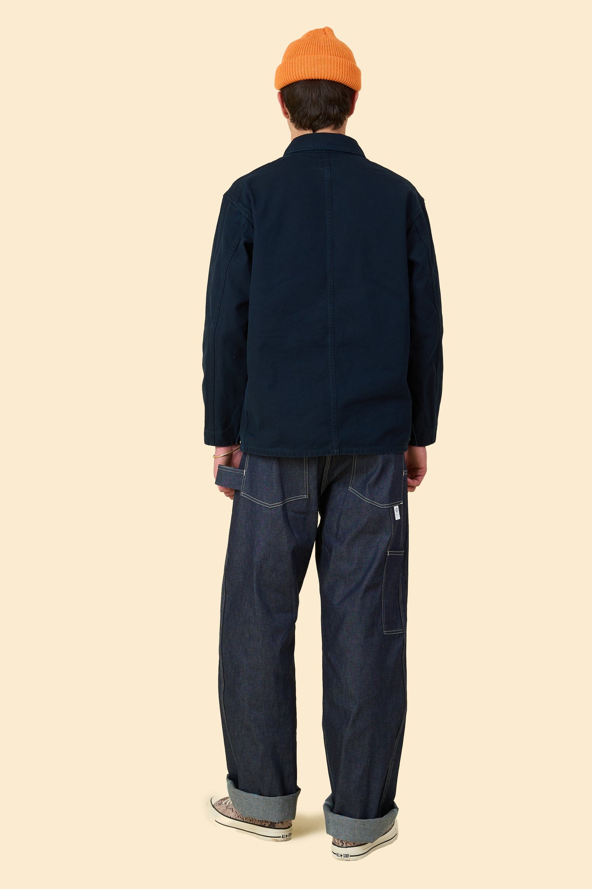 POST O'ALLS No.1 Jacket - Dark Navy Cotton Serge