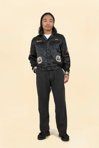 Wearmasters Lot.873 Souvenir Rayon Jacket -Black