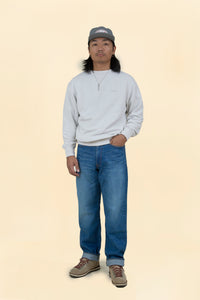 Radiall Sidevalve Loopwheel Sweatshirt - Snow White