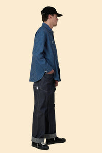 POST O'ALLS No. 6 Shirt - Vintage Calico Stripe