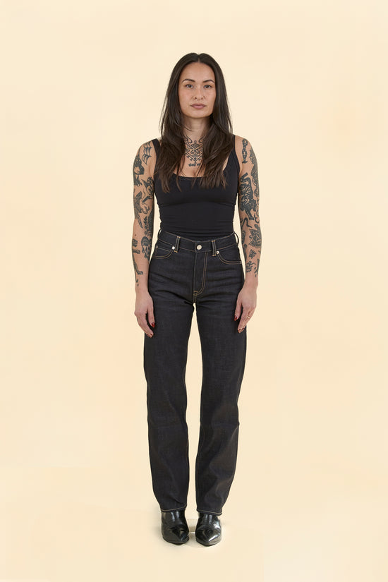 Women's MOMOTARO JEANS #110 Standard Straight Denim - 14.7oz
