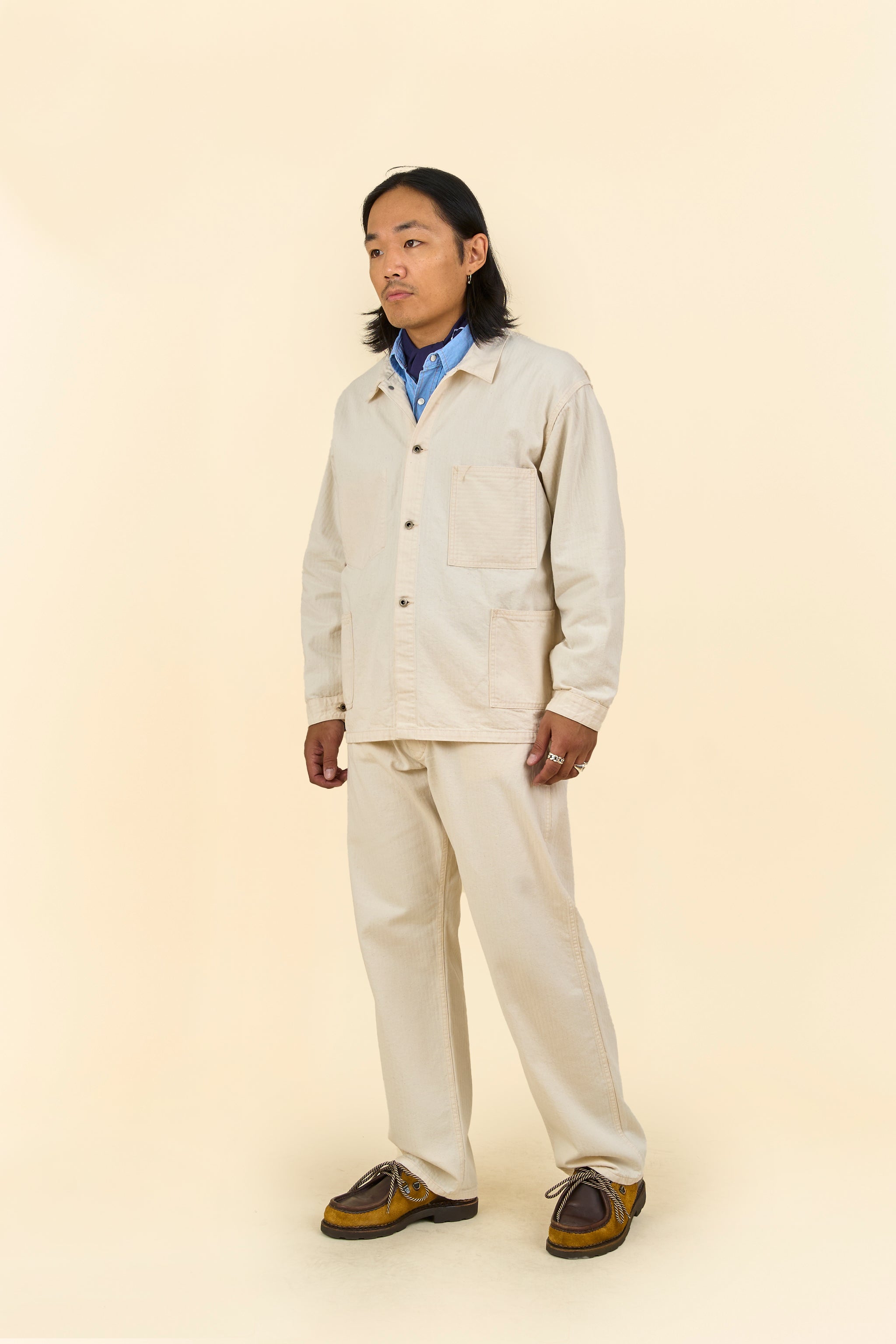 POST O'ALLS USMC 1930s Utility Jacket - Natural