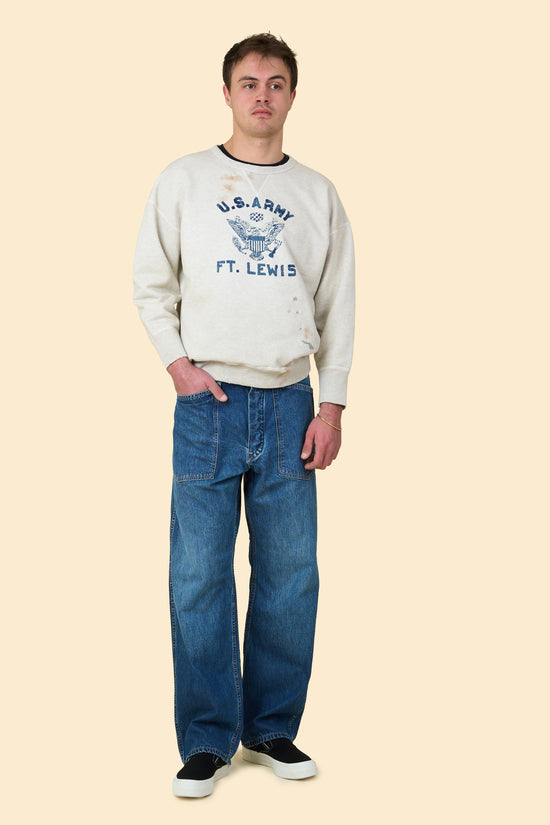 POST O'ALLS Army Pants - Indigo Worn Wash