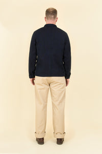 Japan Blue 11oz Sashiko Chore Coat - Indigo