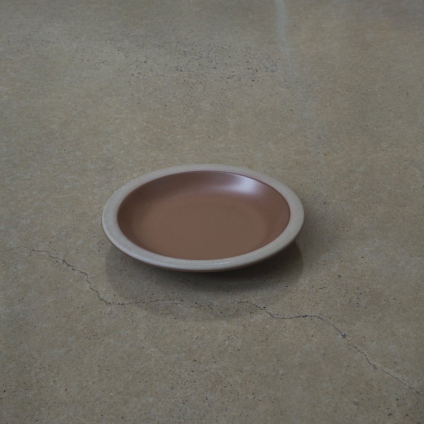 PERCENT Porcelain Small Plate - Matte Brown - PERCENT - URAHARA