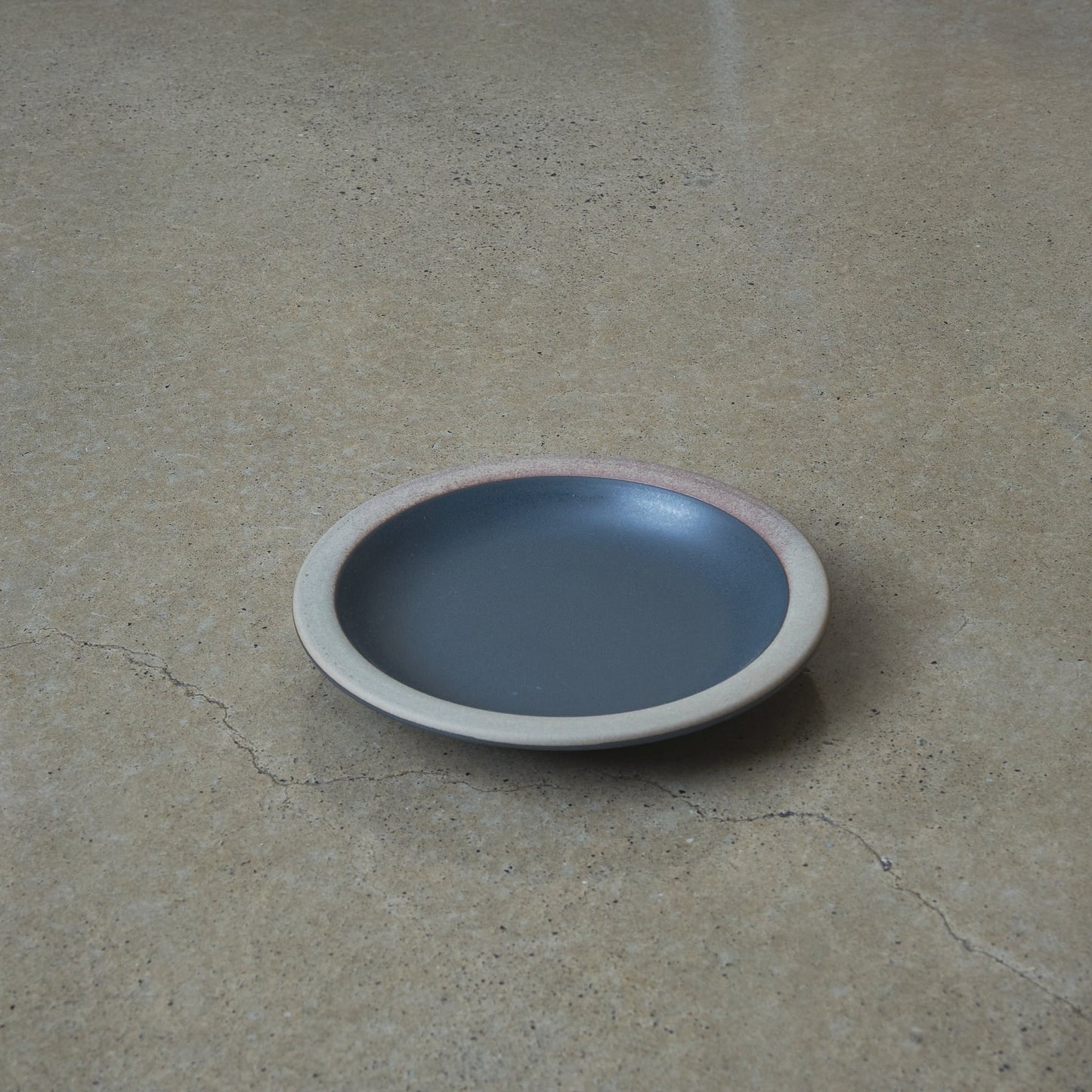 PERCENT Porcelain Small Plate - Matte Grey - PERCENT - URAHARA