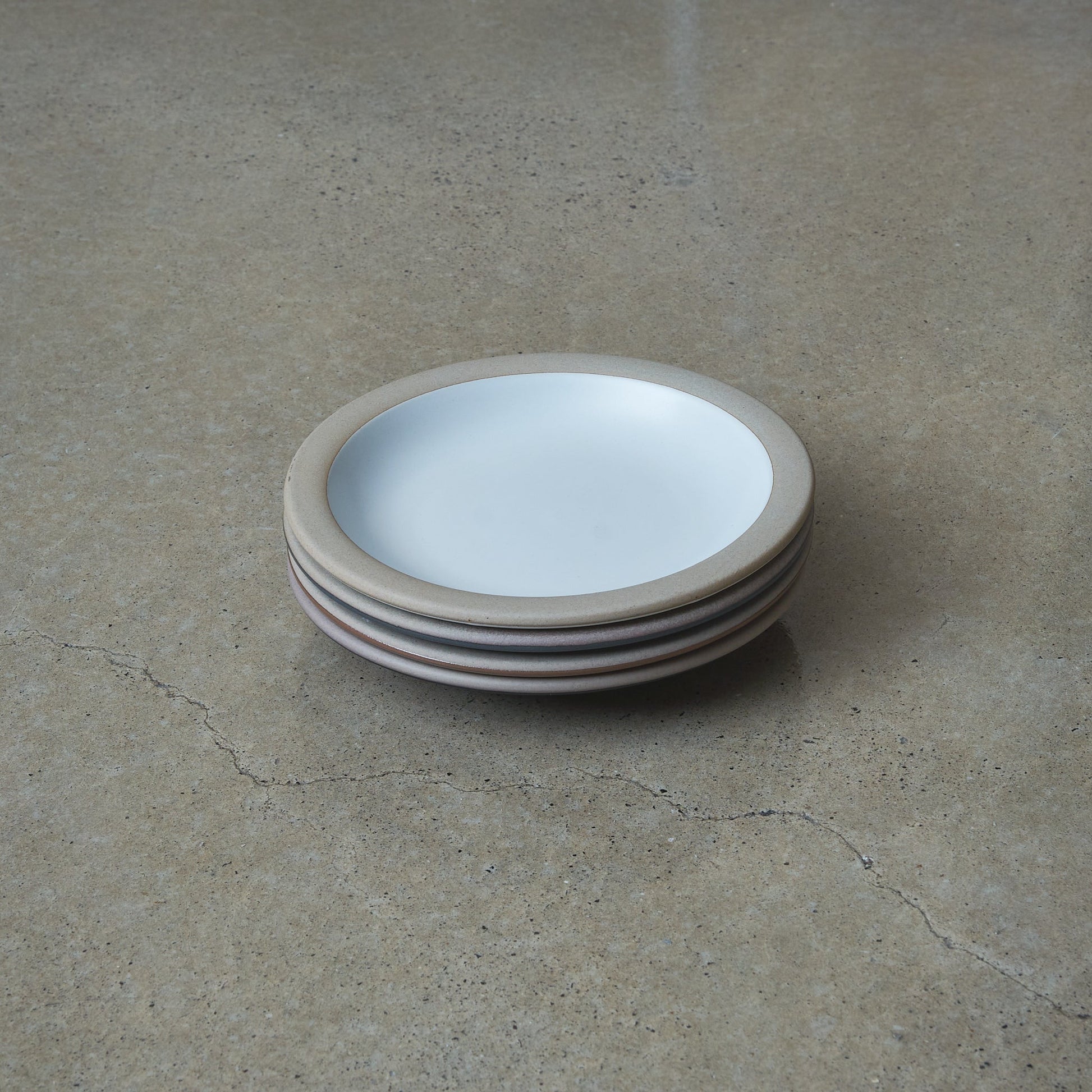 PERCENT Porcelain Small Plate - Matte White - PERCENT - URAHARA