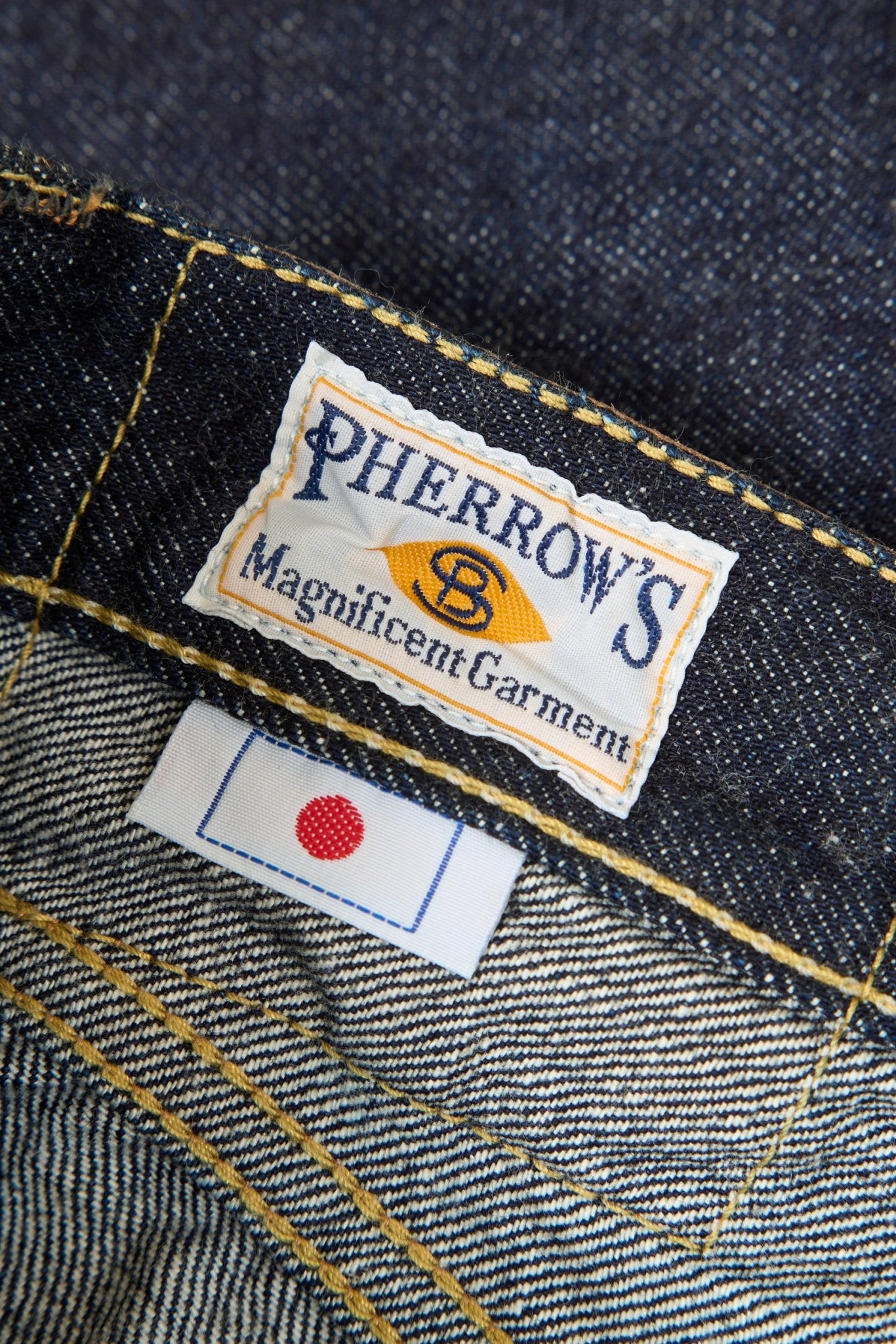 Pherrow's 521SW Straight Selvedge Denim - 13.5oz - Pherrow's - URAHARA