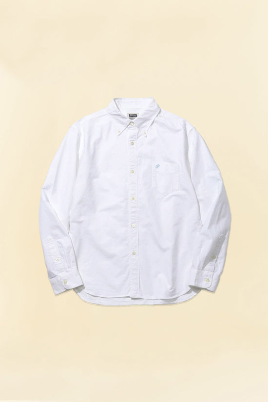 Pherrow's Button Down Oxford Shirt - White