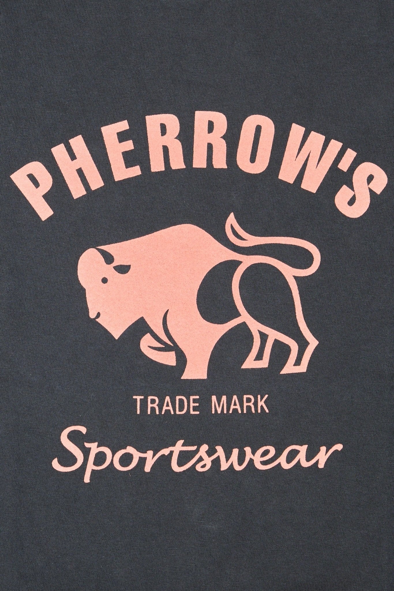 Pherrow's Classic Buffalo Print T-Shirt - Sulphur Black - Pherrow's - URAHARA