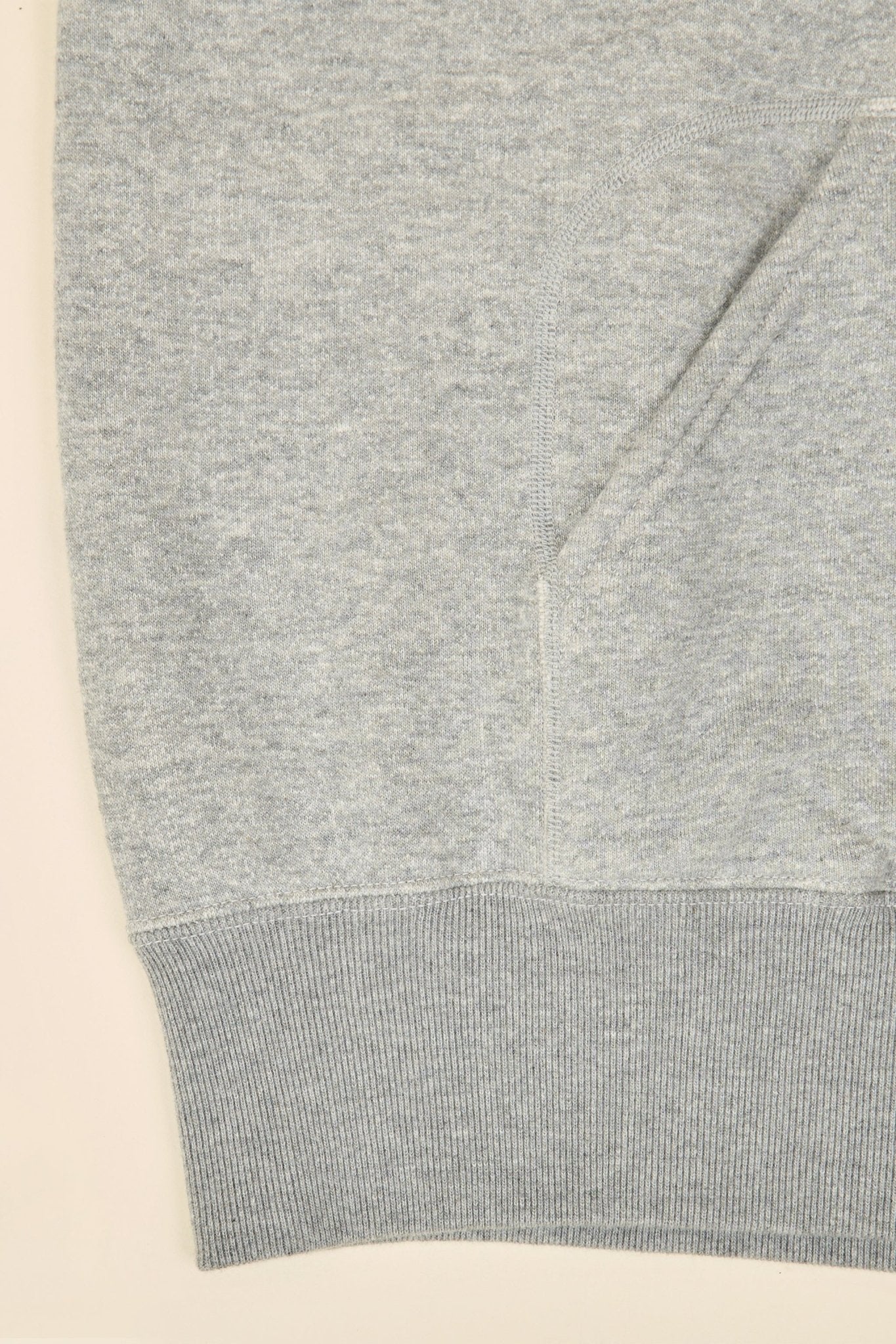 Pherrow's Loopwheel Hooded Raglan Sweatshirt - Heather Gray - Pherrow's - URAHARA