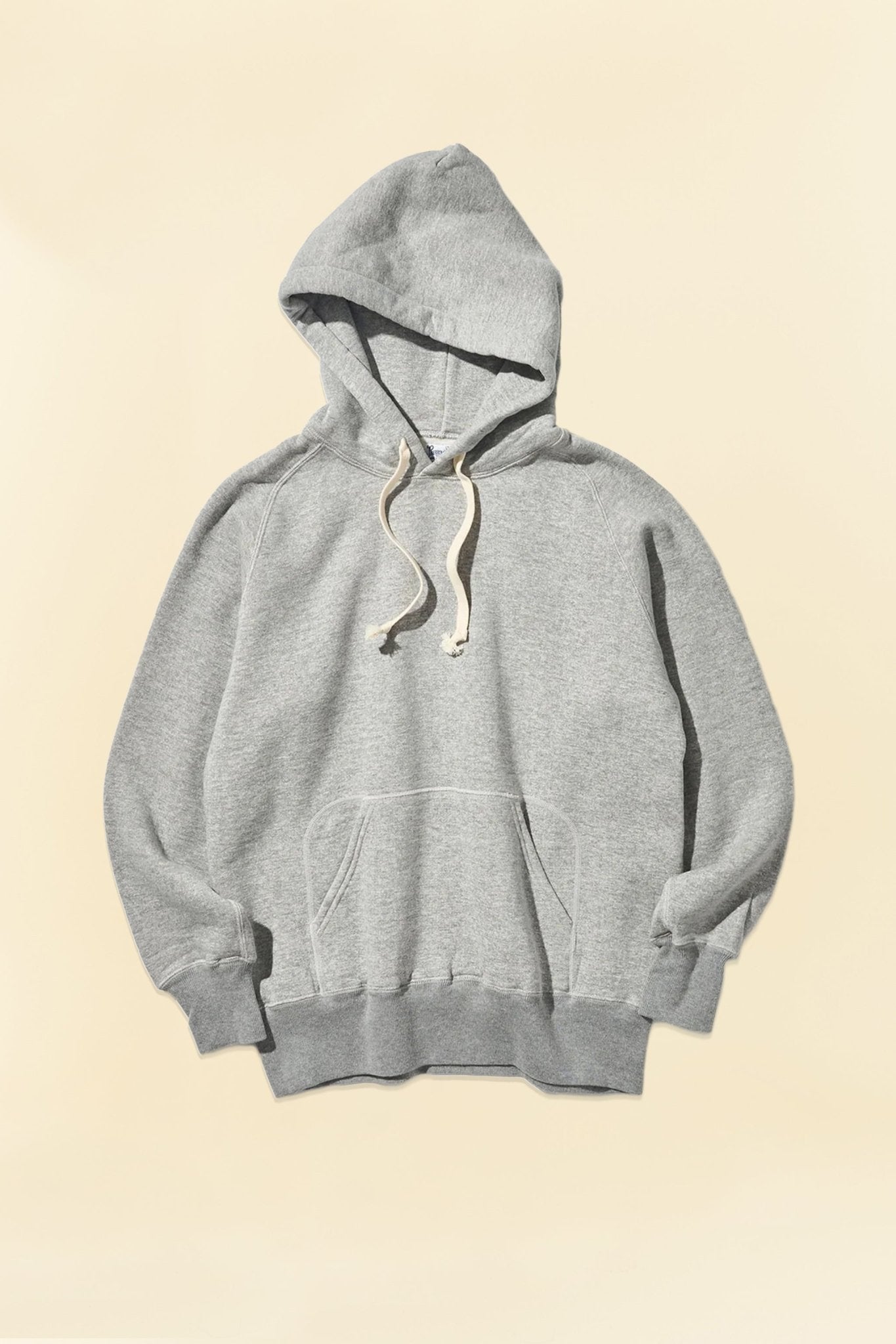 Pherrow's Loopwheel Hooded Raglan Sweatshirt - Heather Gray - Pherrow's - URAHARA