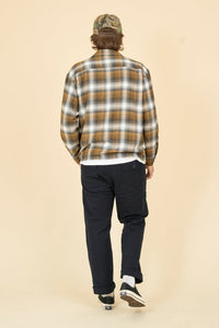 Radiall Belair Open Collar Shirt - Brown - Radiall - URAHARA