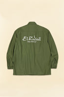 Radiall Hammond Open Collared L/S Shirt - Military Green - Radiall - URAHARA