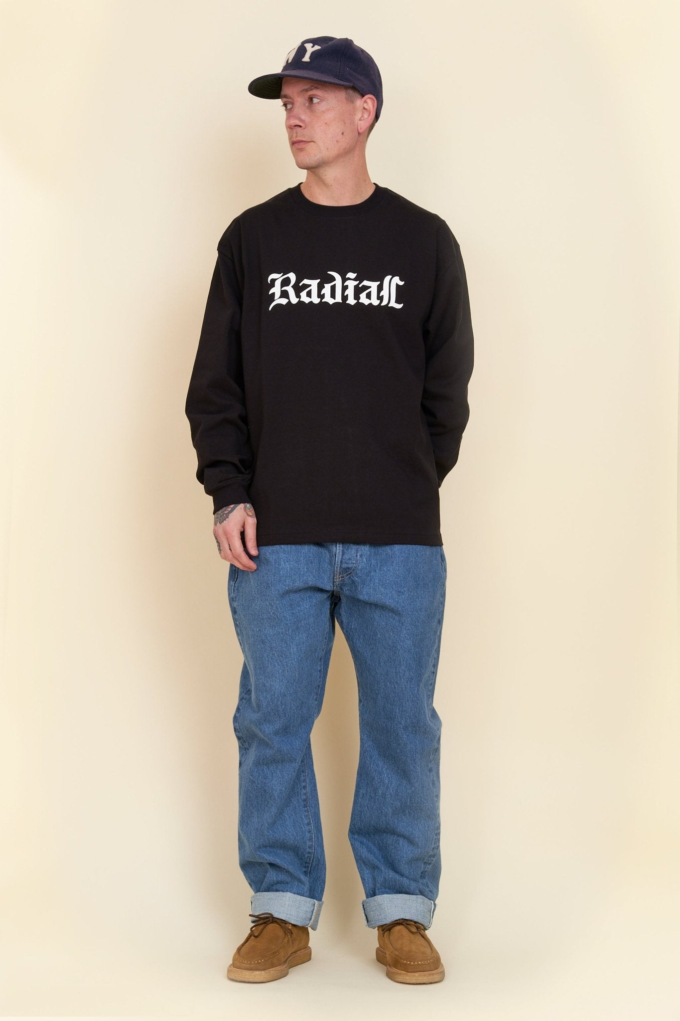 Radiall Hot Box L/S T-Shirt - Black - Radiall - URAHARA