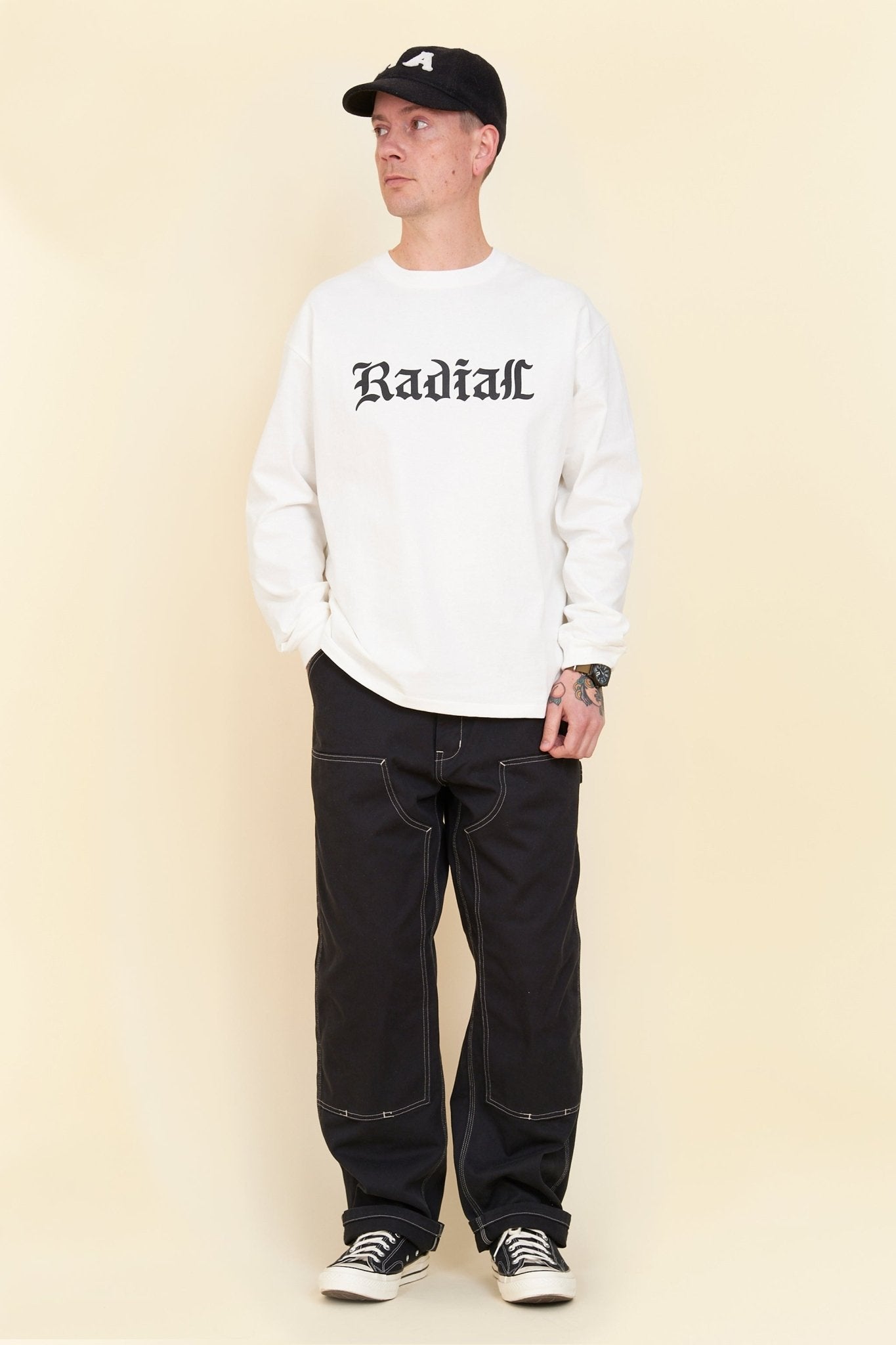 Radiall Hot Box L/S T-Shirt - White - Radiall - URAHARA