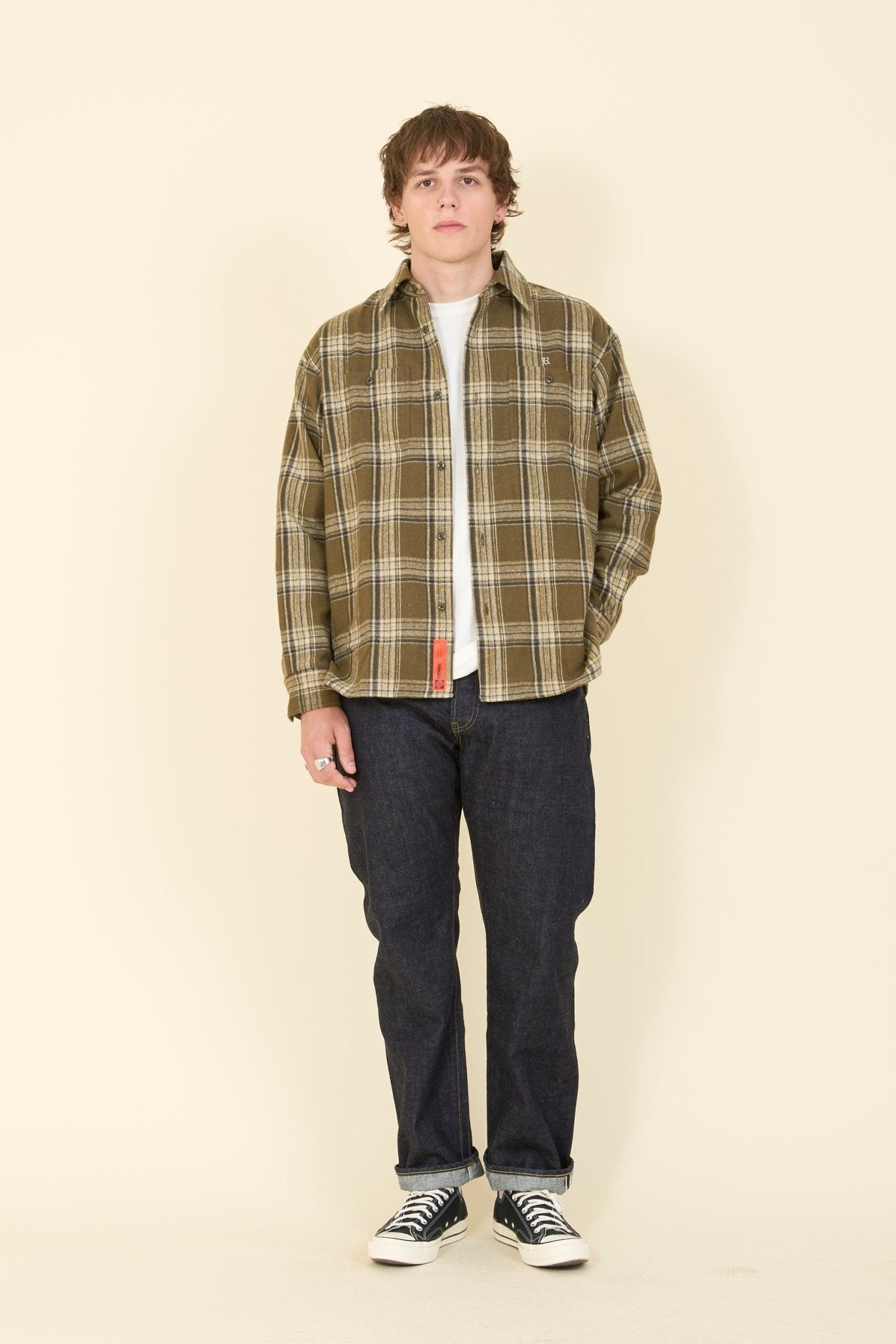 Radiall Lo - N - Slo CPO Shirt - Olive - Radiall - URAHARA