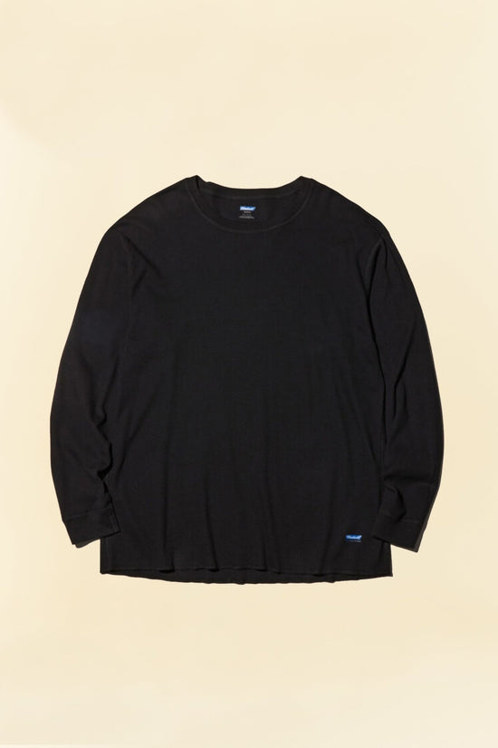 Radiall Mil Thermal Crew Neck L/S T-Shirt - Black