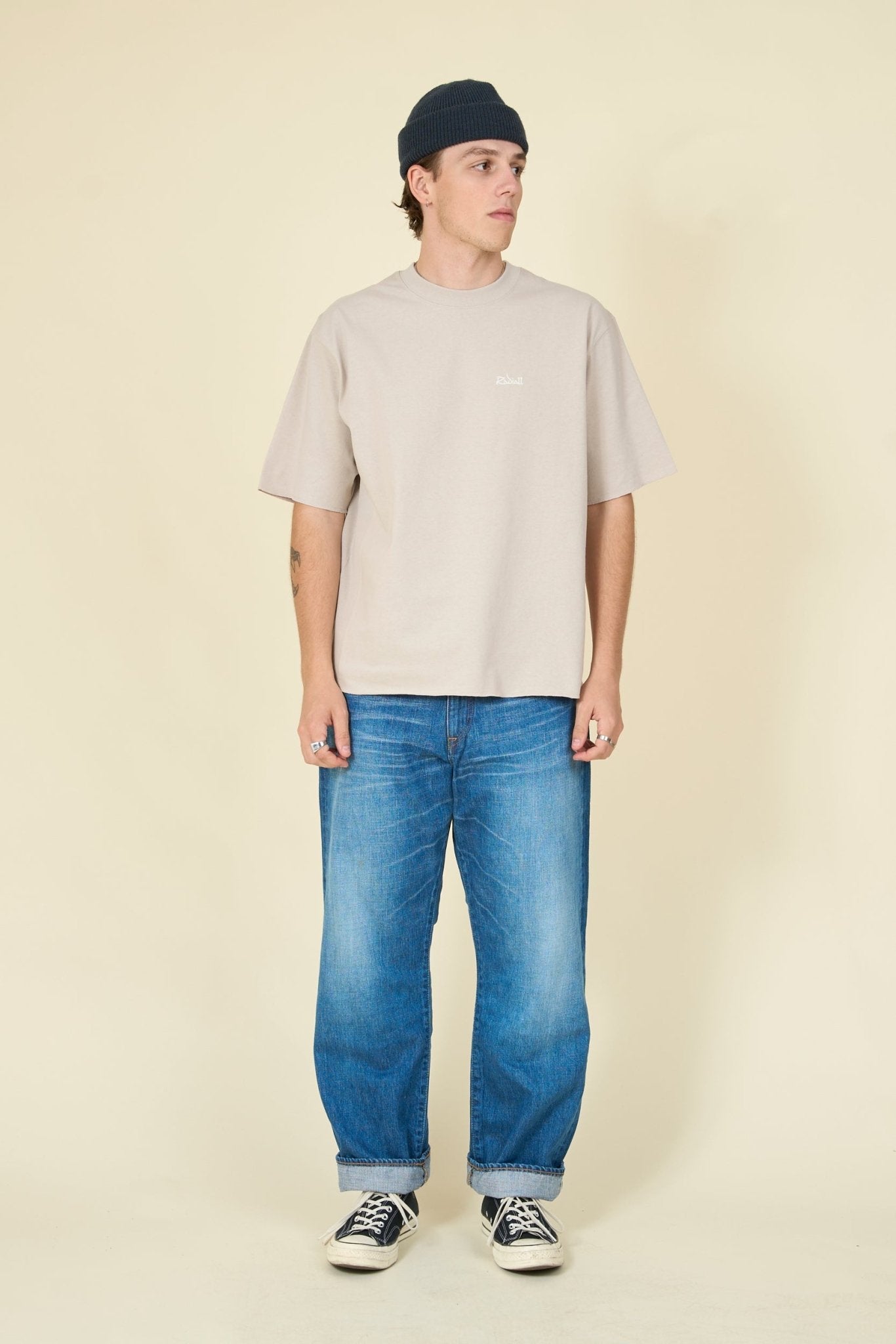 Radiall Old School T-Shirt - Taupe - Radiall - URAHARA