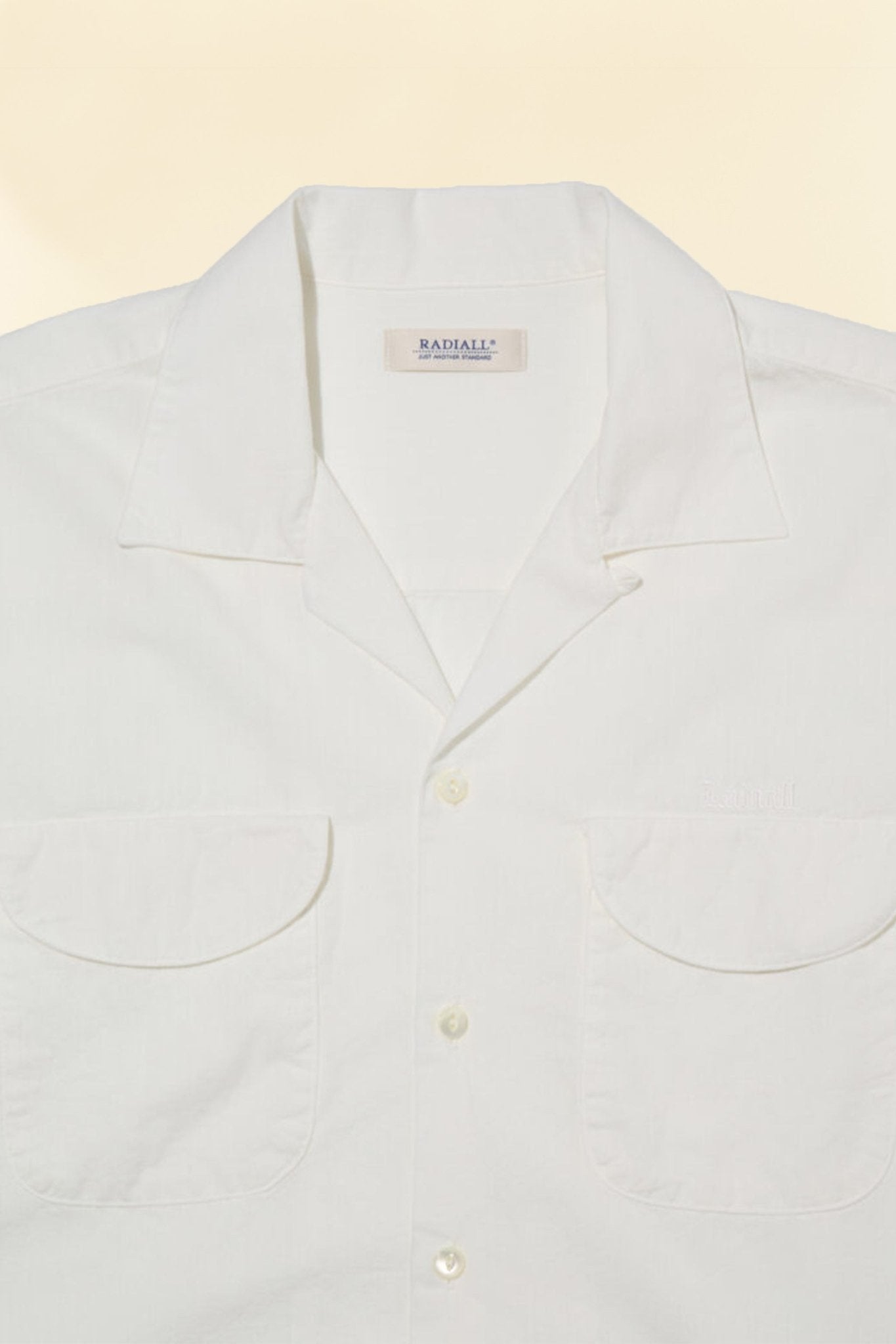 Radiall Oldies Open Collar Shirt - Off White - Radiall - URAHARA