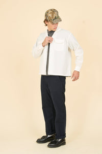 Radiall Oldies Open Collar Shirt - Off White - Radiall - URAHARA
