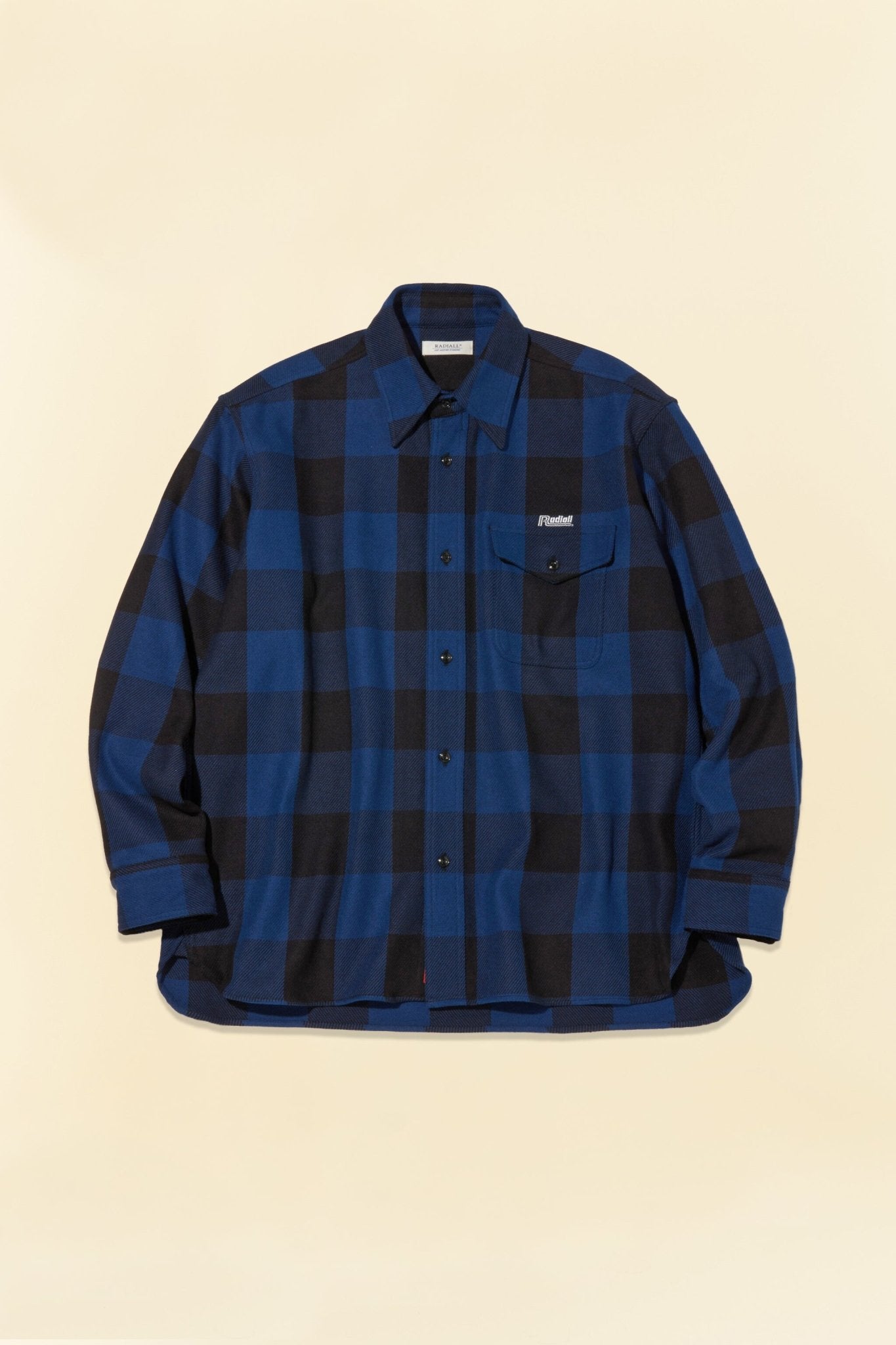 Radiall Tailgate L/S Shirt - Navy - Radiall - URAHARA